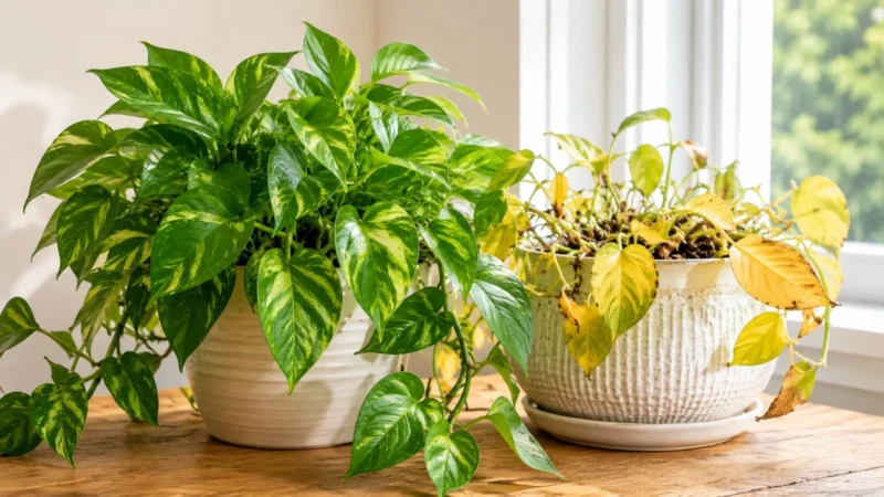 Por que as Folhas da Minha Planta Estão Amarelando? Causas e Soluções