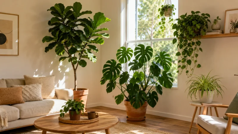 Plantas para Sala de Estar: as Melhores Opções e Como Decorar